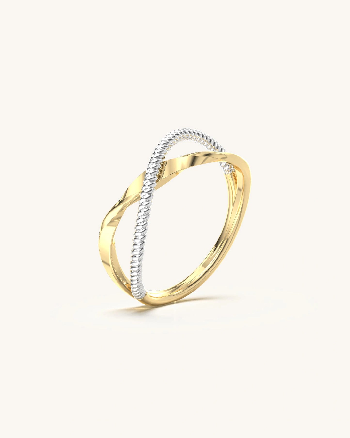 Twist & Shimmer Ring