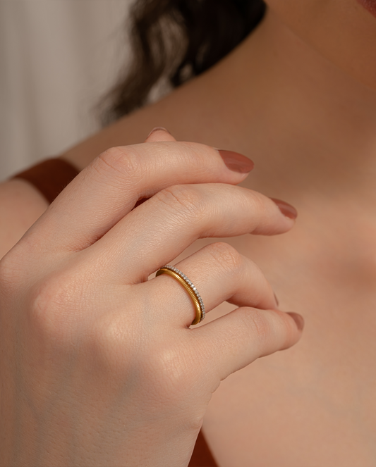 Slim Sparkle Ring