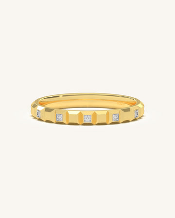 Hexa Stone Ring