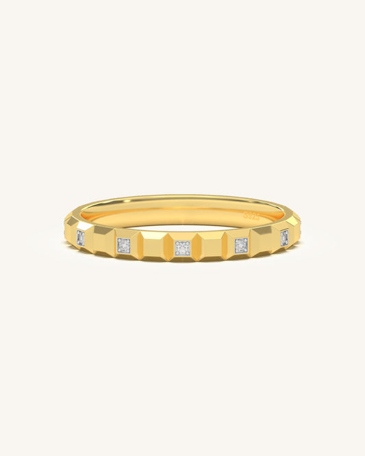 Hexa Stone Ring