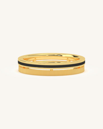 Enamel Detail Ring