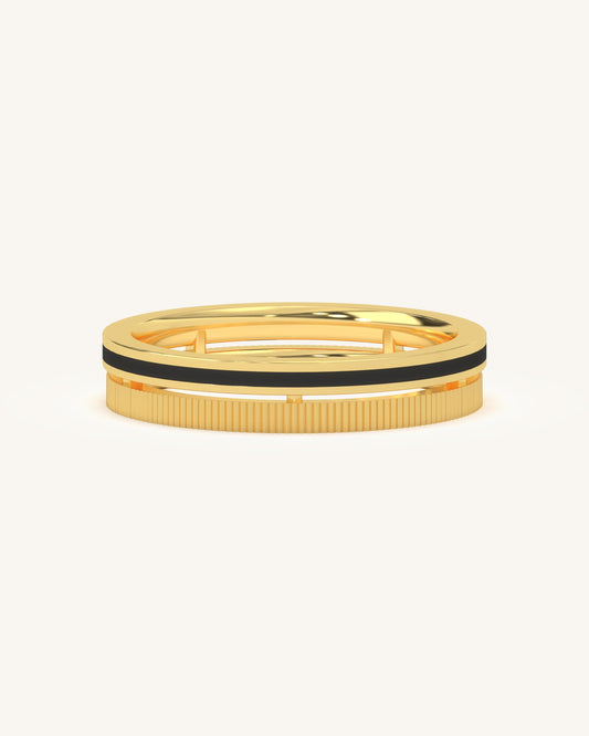 Enamel Detail Ring