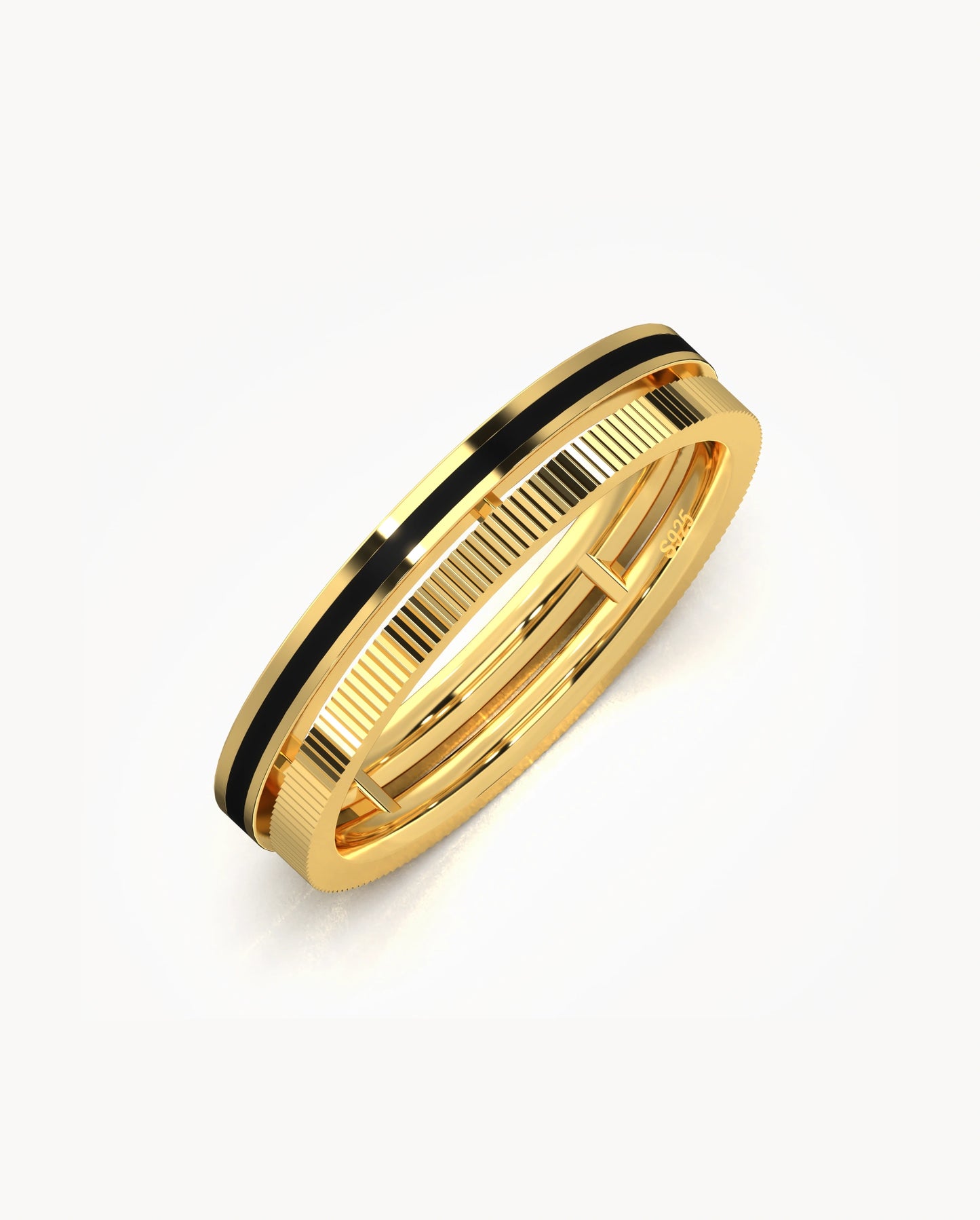 Enamel Detail Ring