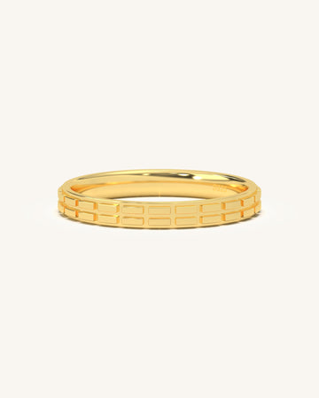 Block Pattern Ring