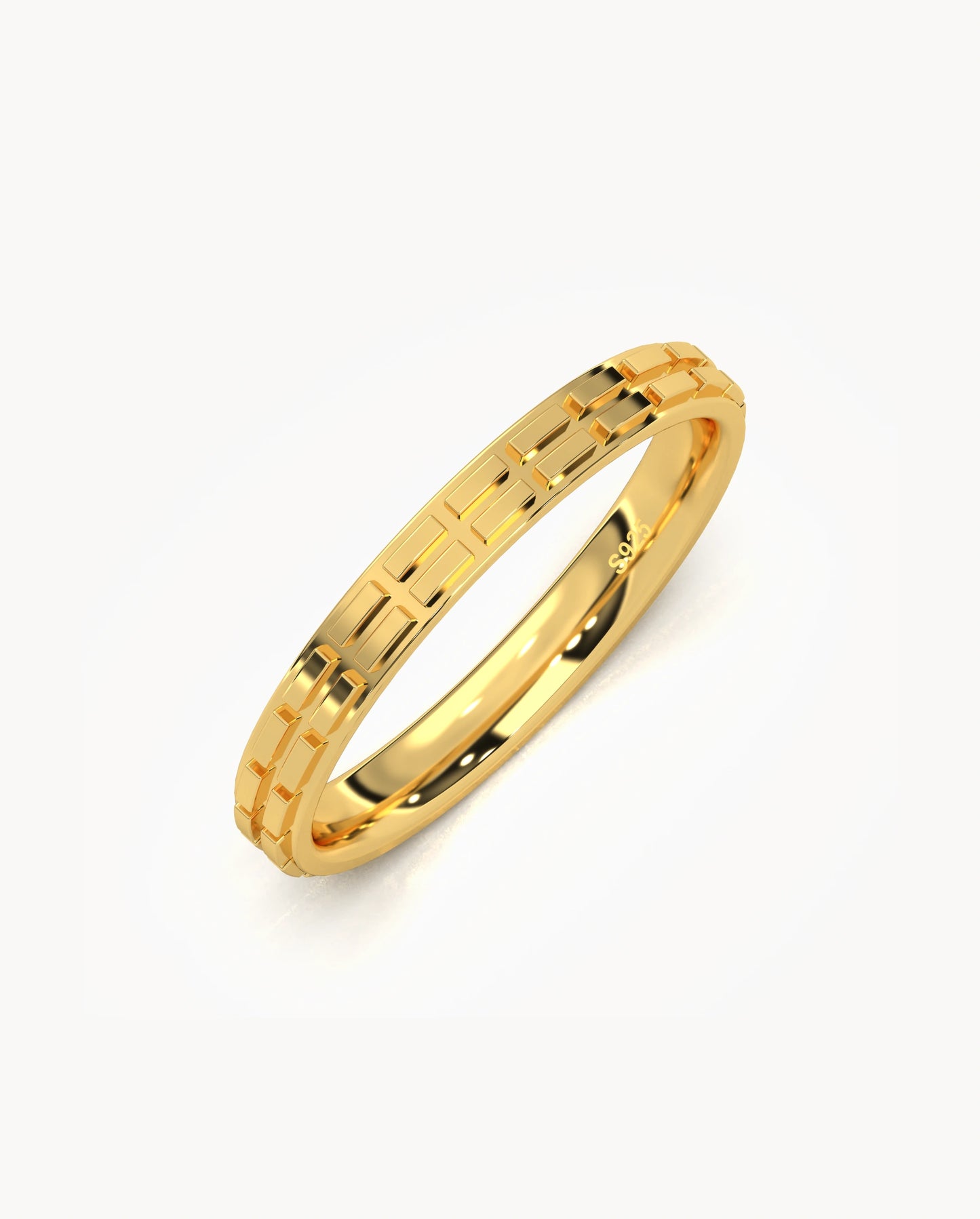 Block Pattern Ring