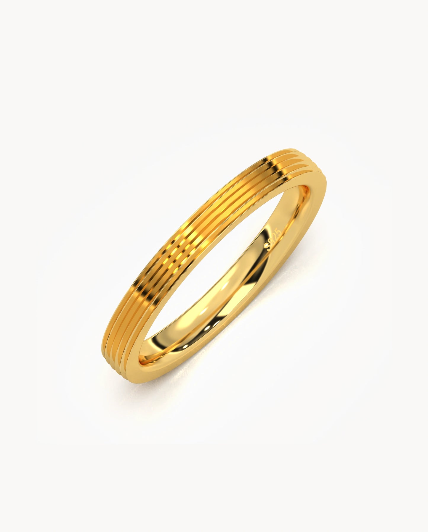 Ridge Texture Ring