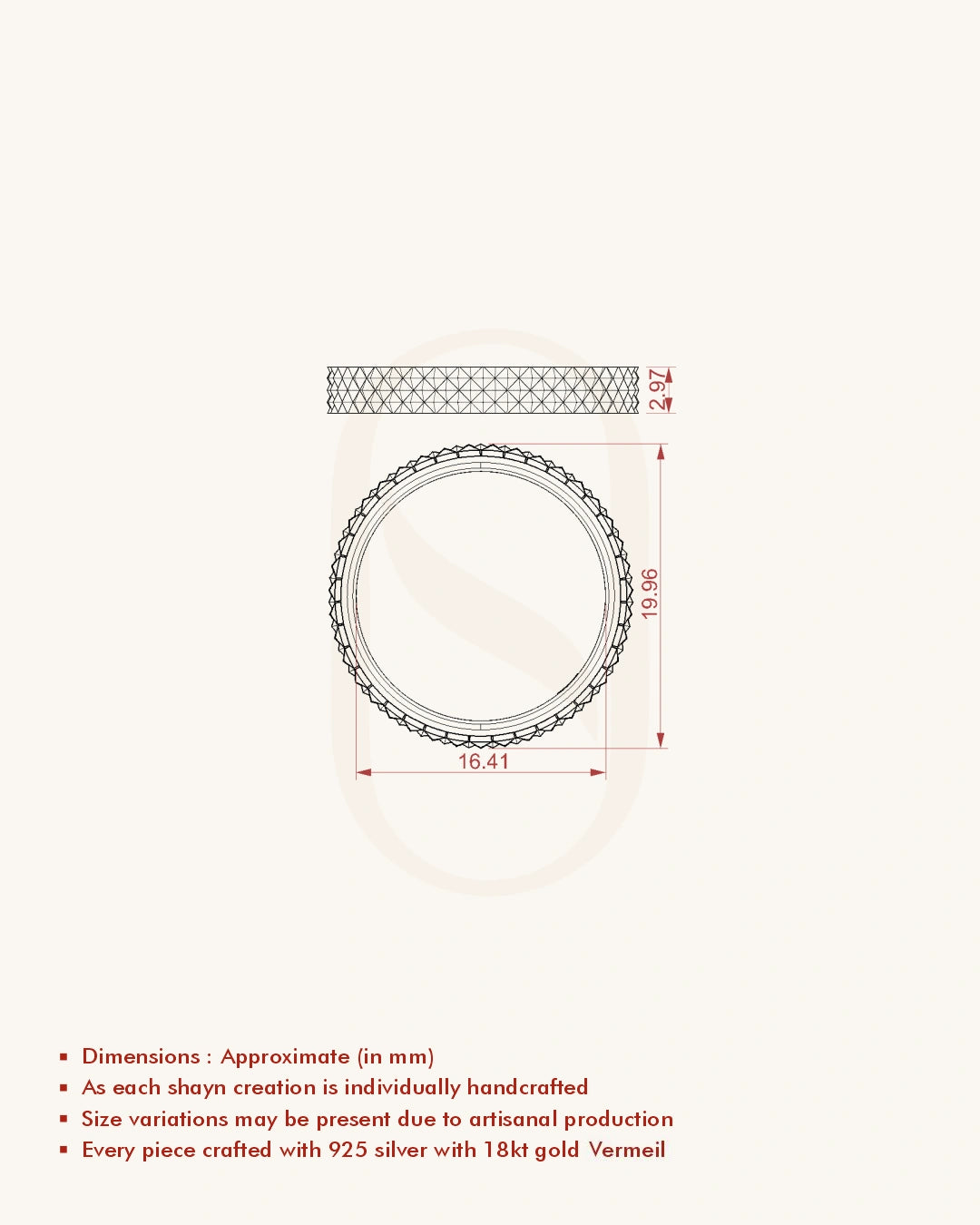 Pyramid Edge Ring