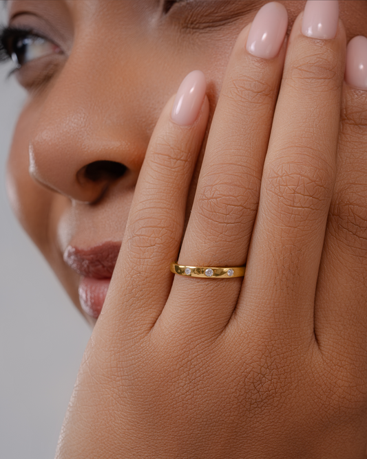 Gold Dot Ring