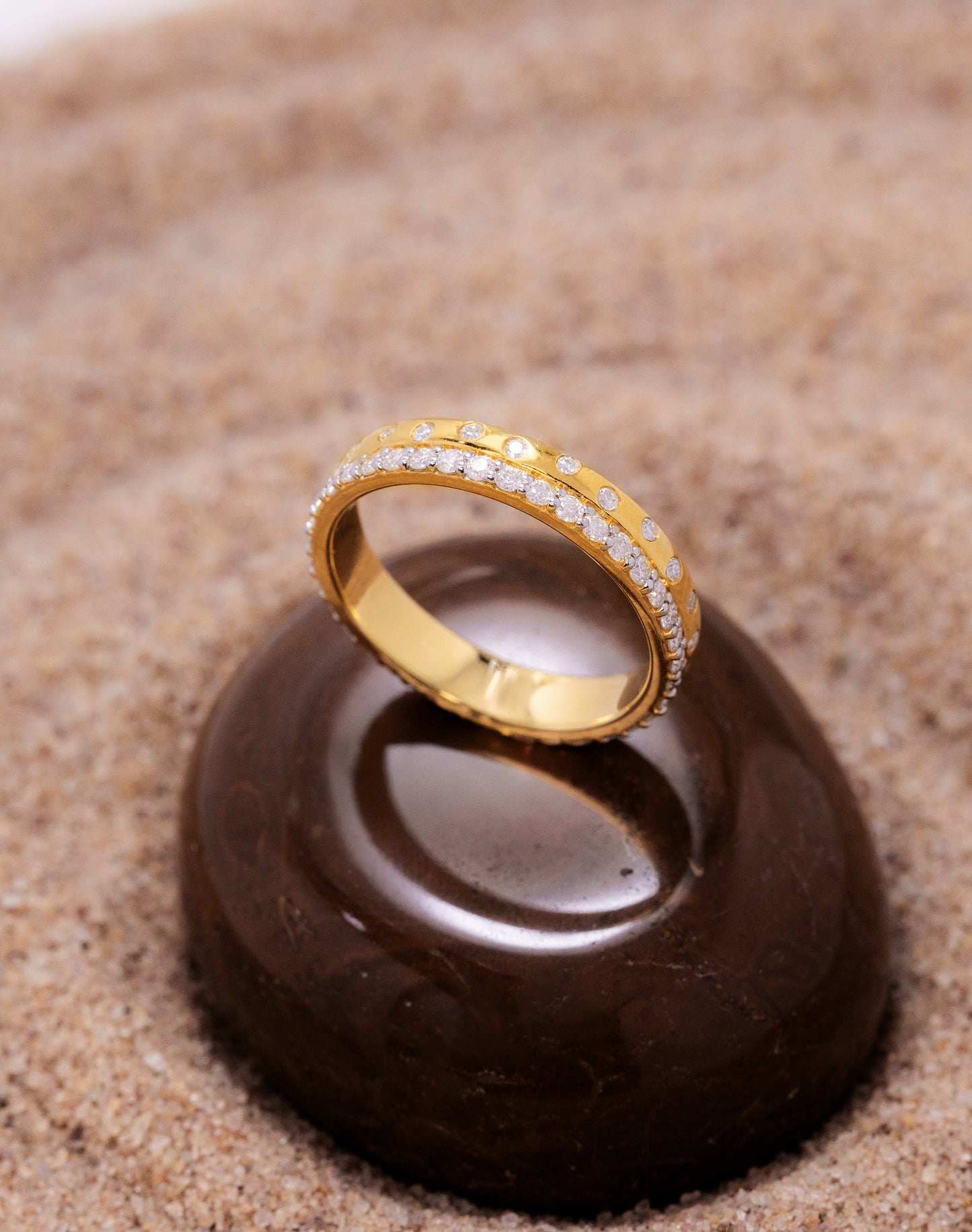 Modern Double Layer Ring