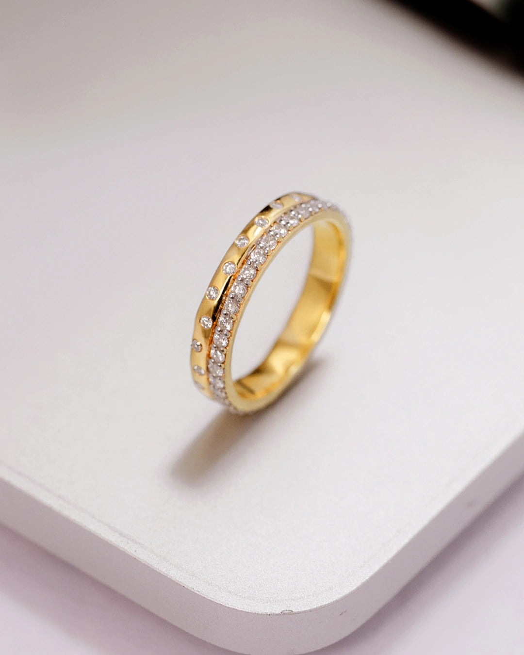 Modern Double Layer Ring