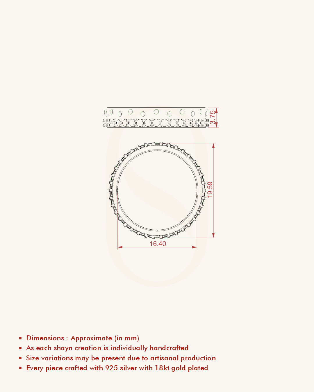 Modern Double Layer Ring
