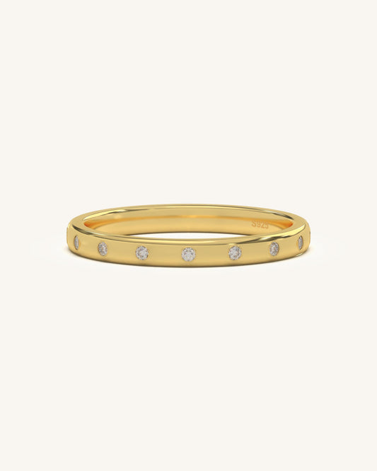 Polished Dot Ring
