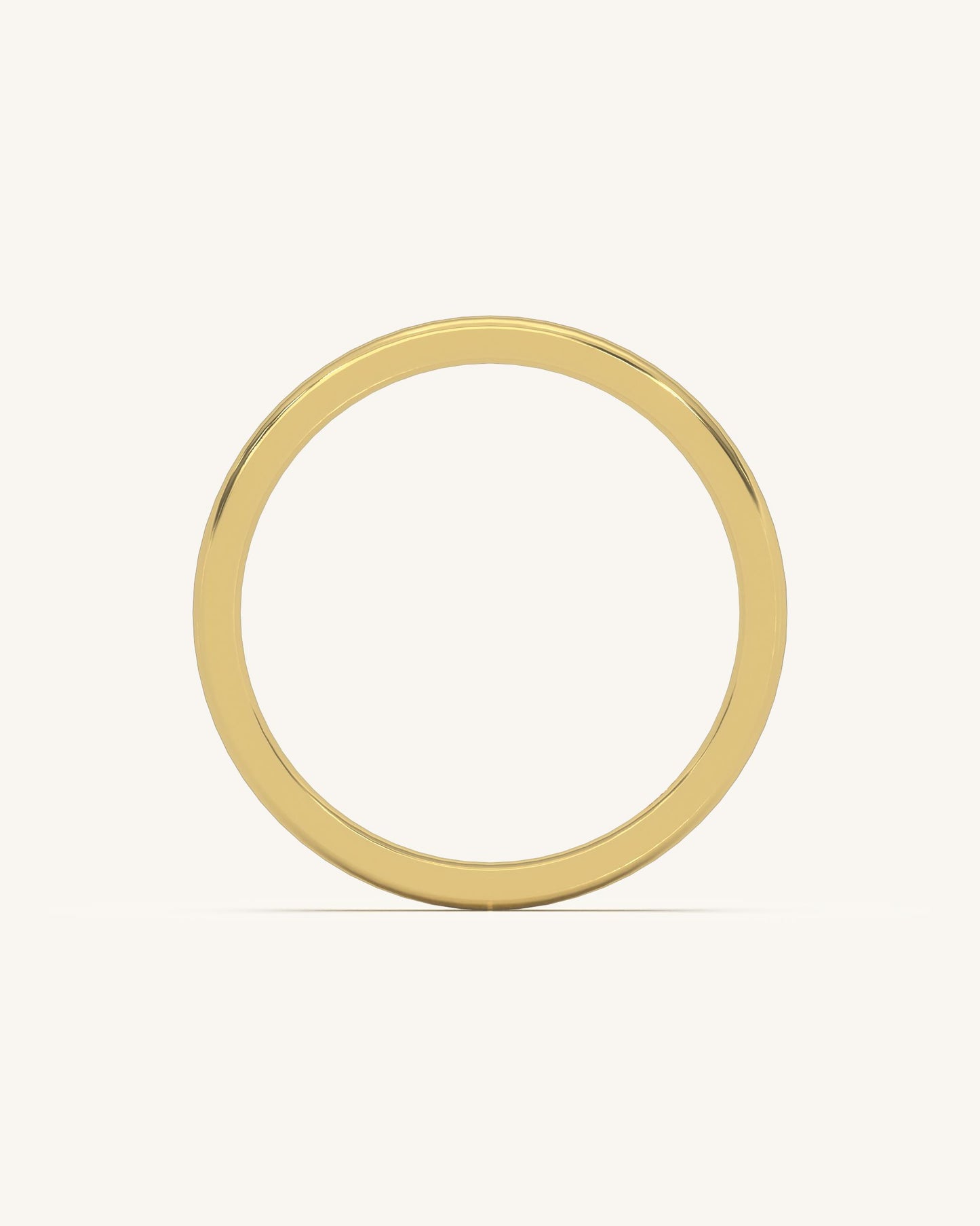 Plain Gold Plated Silver Ring