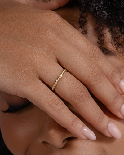 Slim Enamel Ring