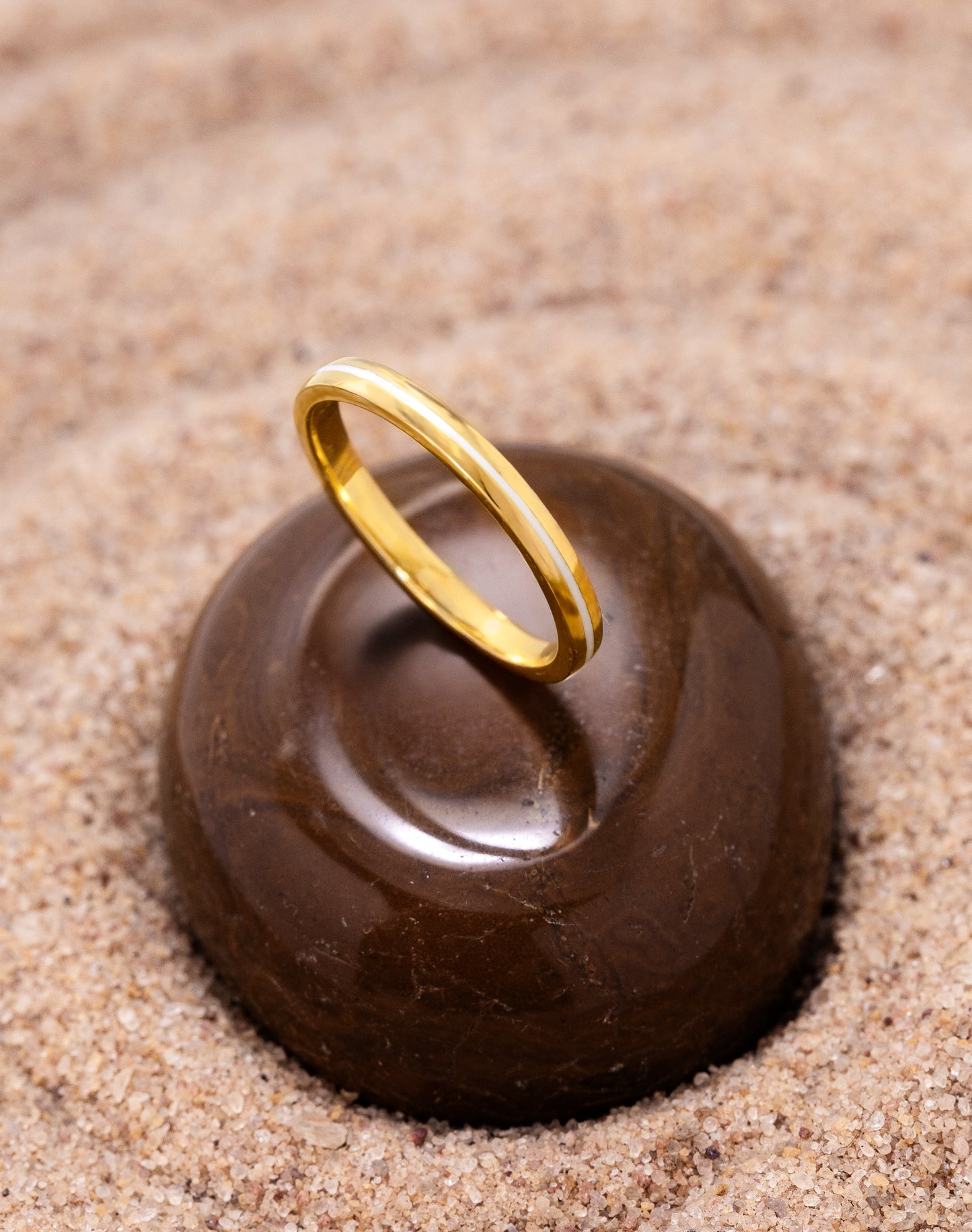 Slim Enamel Ring