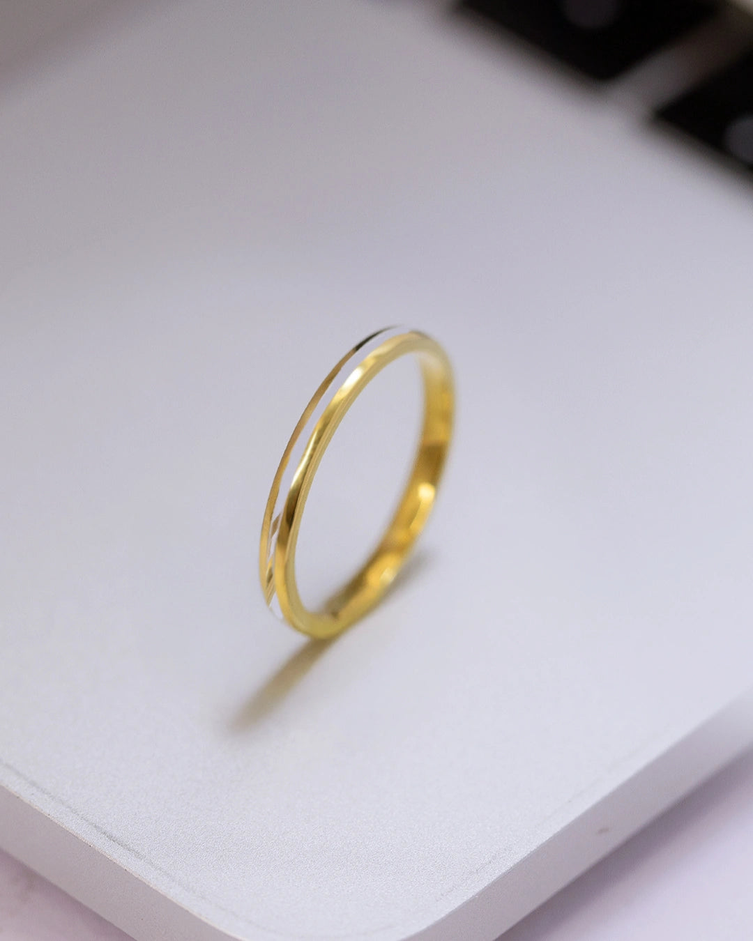 Slim Enamel Ring