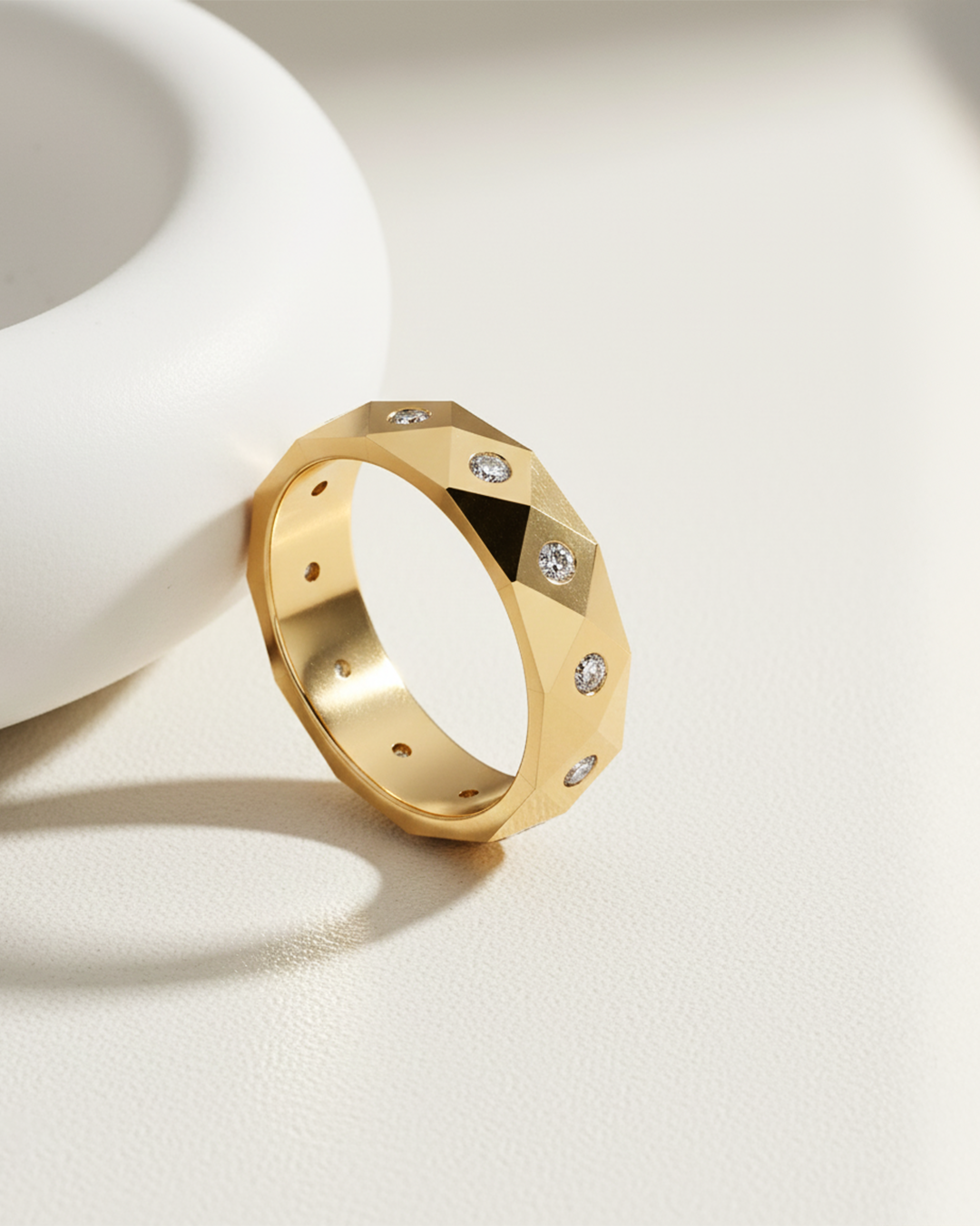 Brilliant Faceted Band