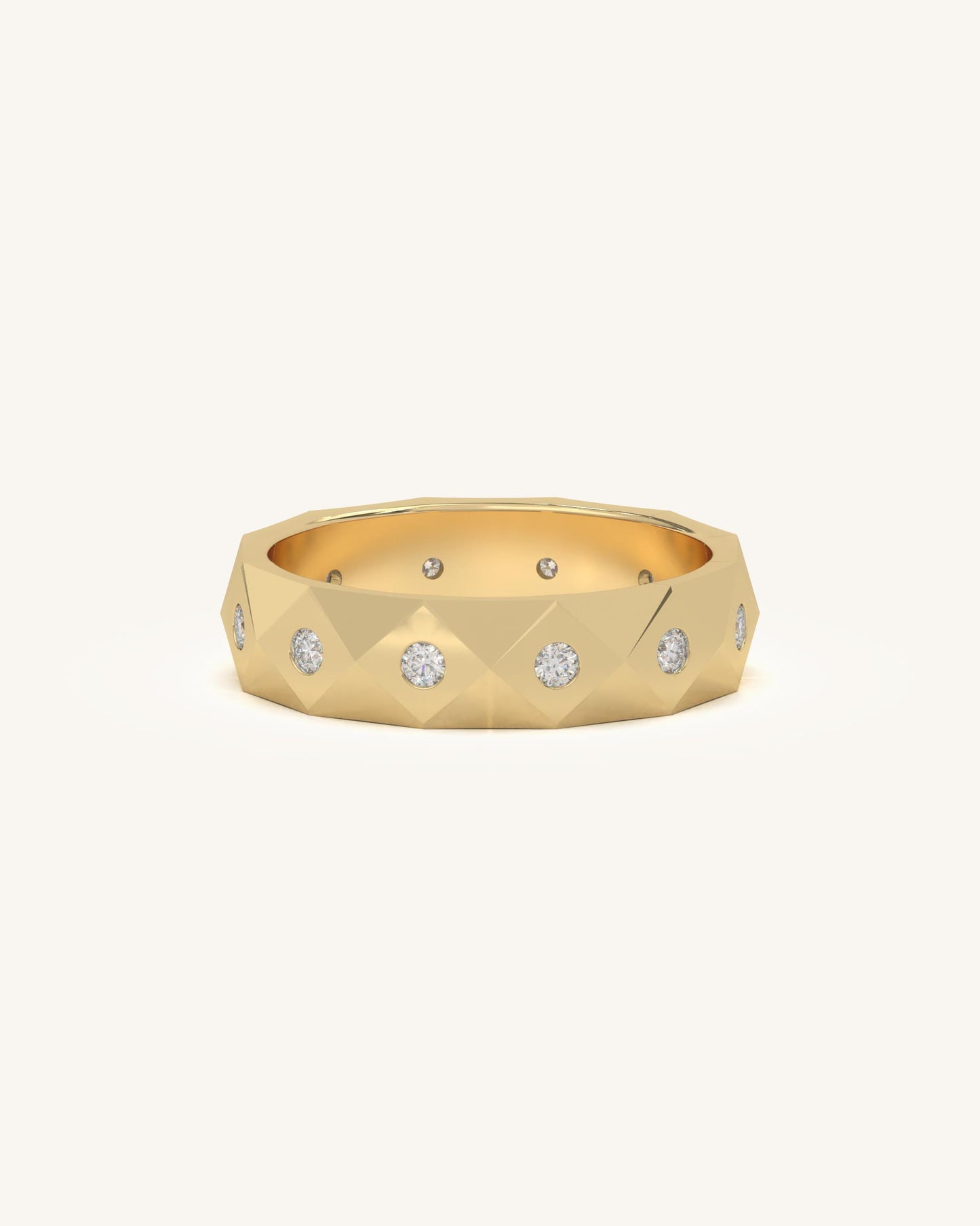 Brilliant Faceted Band