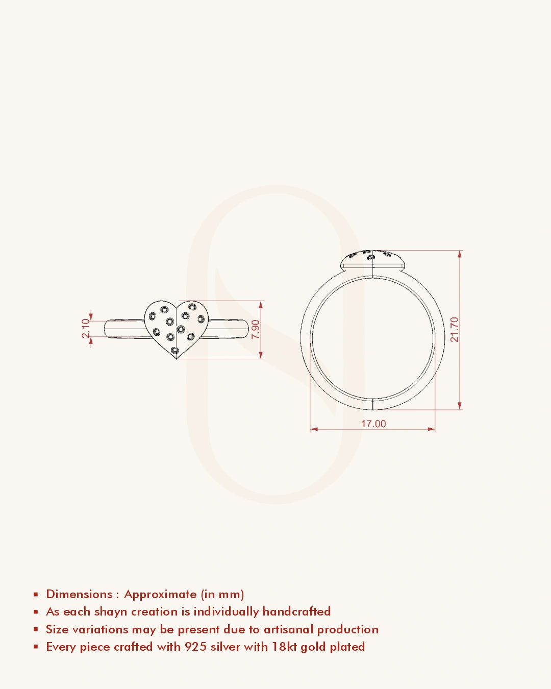 Sparkling Heart Ring