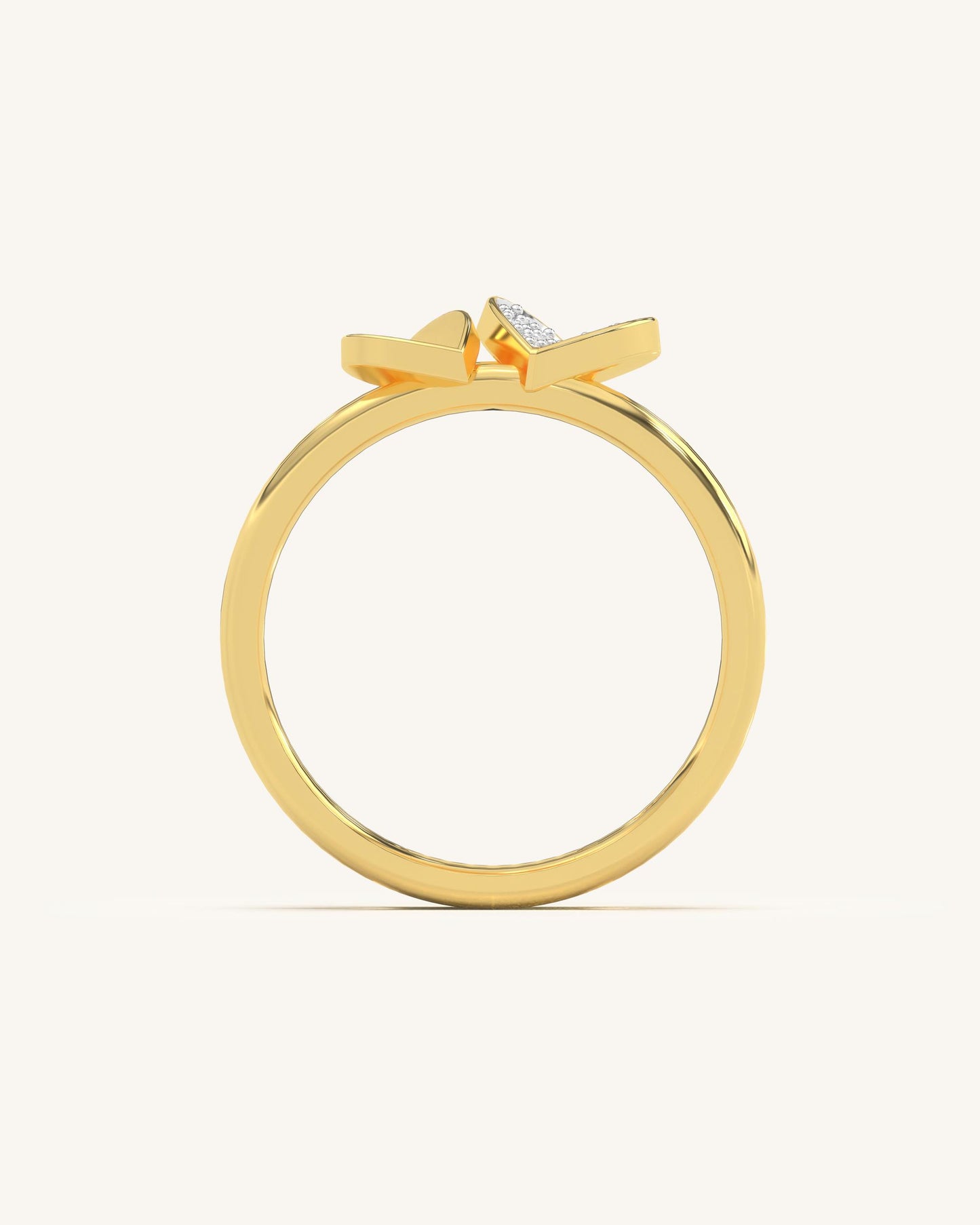 Twin Heart Ring