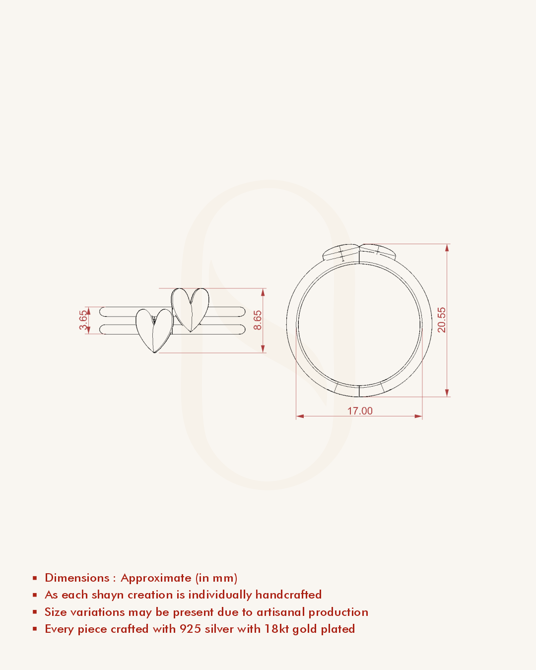 Double Love Ring
