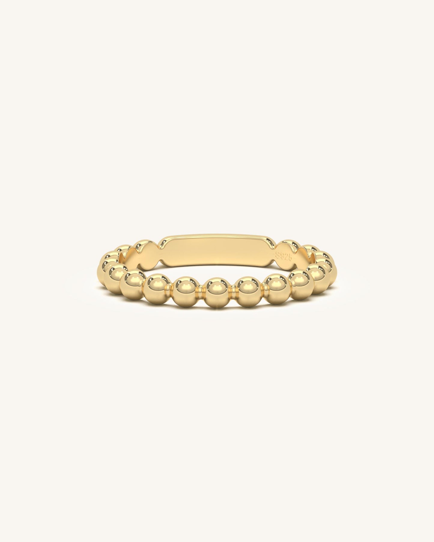 Gold Bead Ring