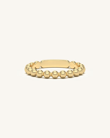 Gold Bead Ring