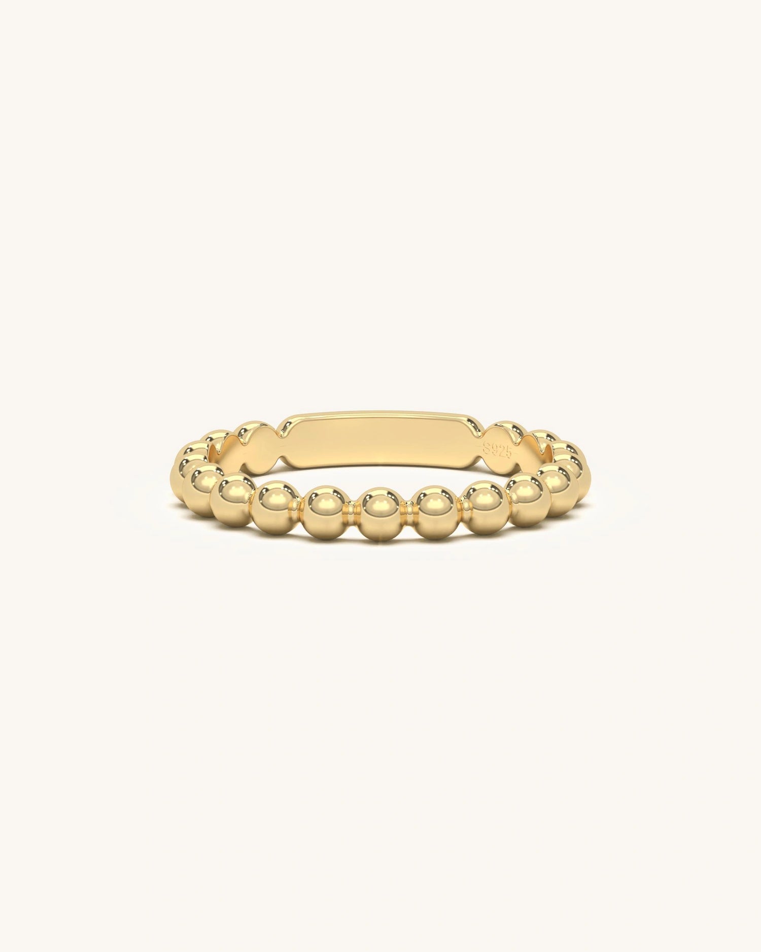 Gold Bead Ring