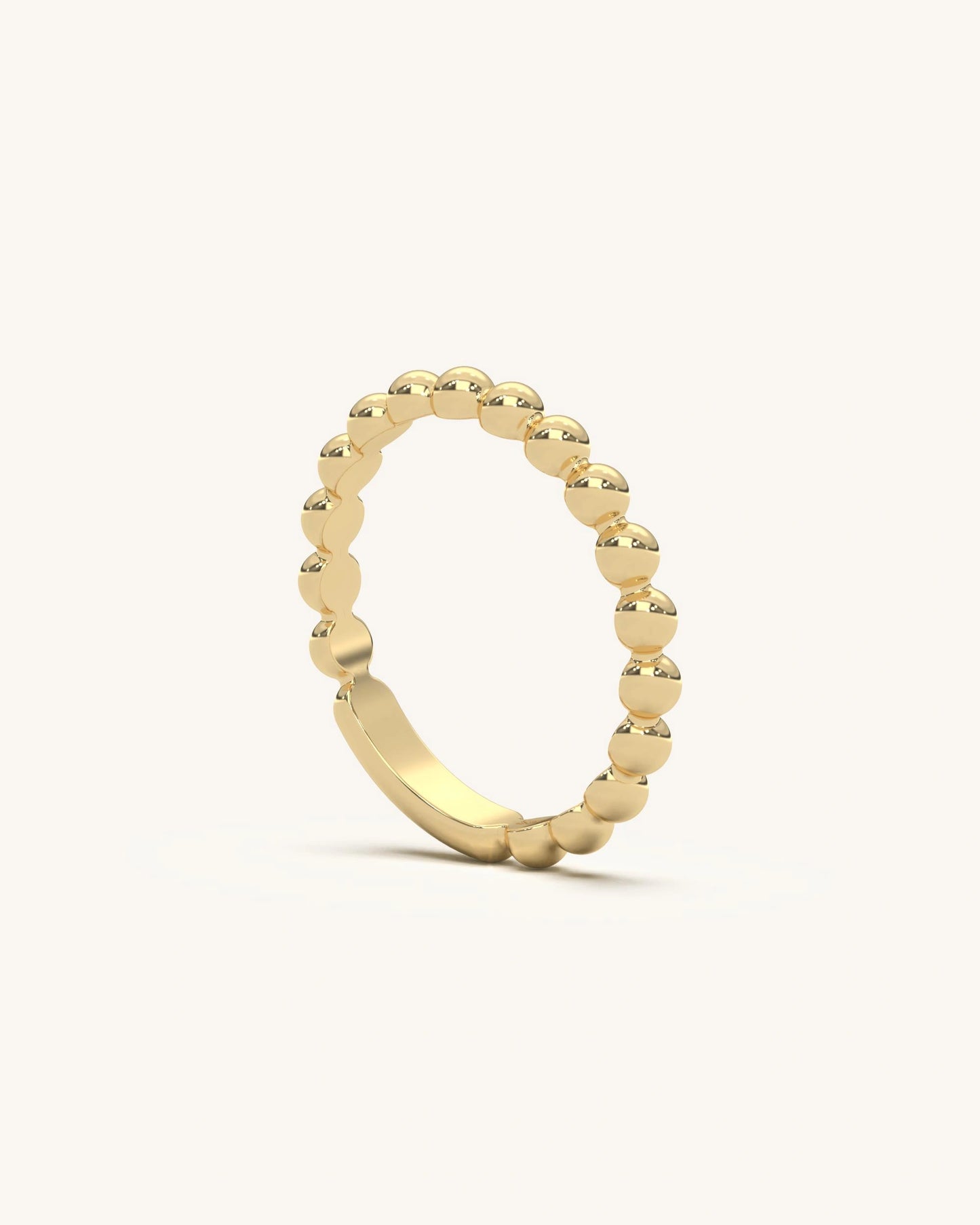 Gold Bead Ring