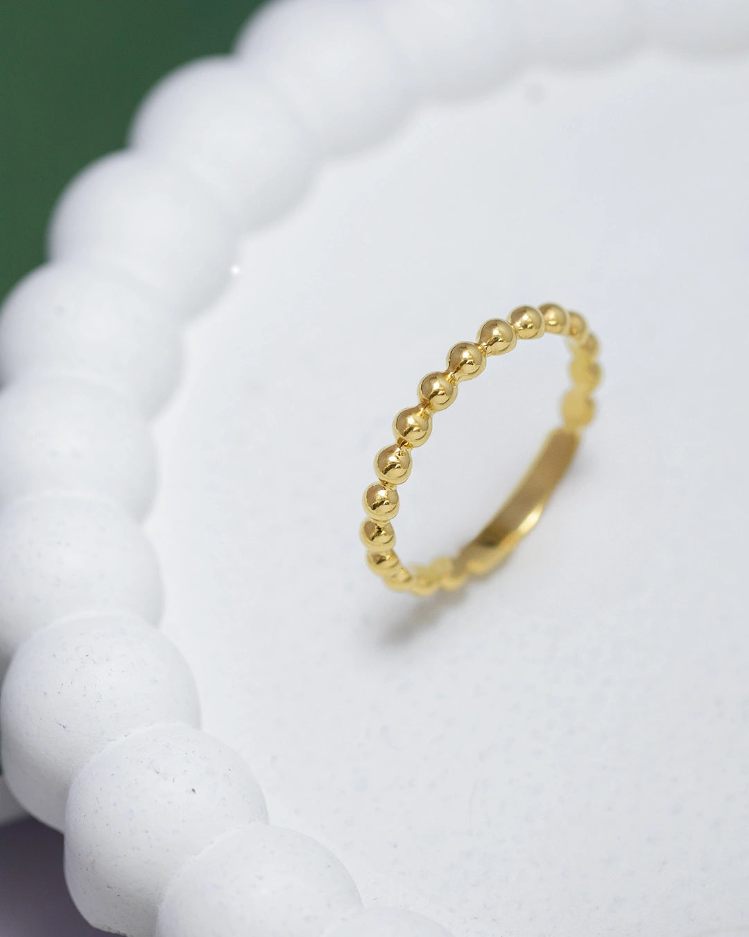 Gold Bead Ring