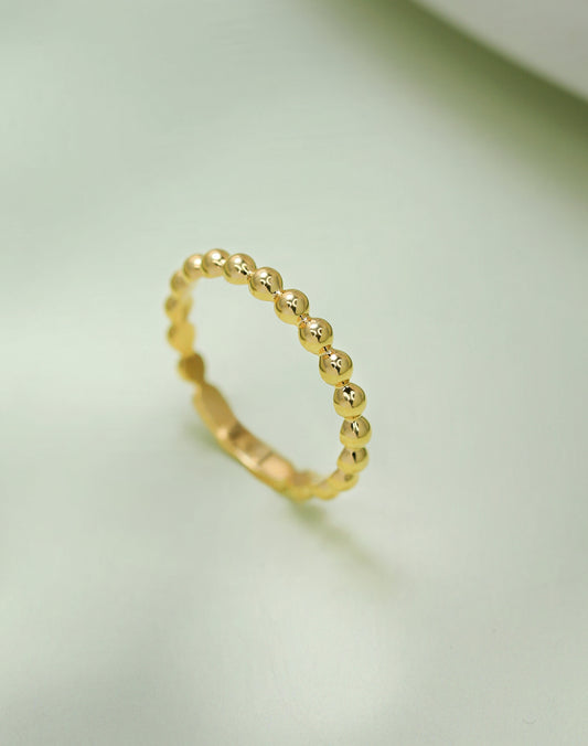 Gold Bead Ring