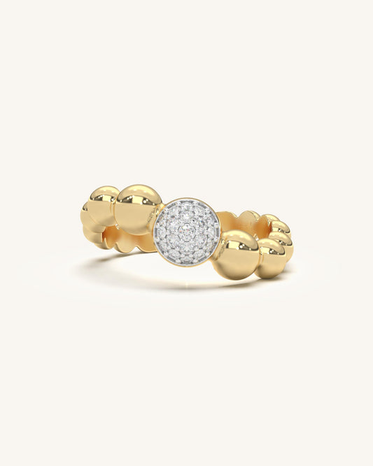 Ball Curve Ring