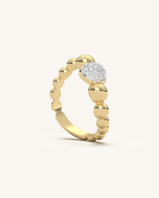 Ball Curve Ring