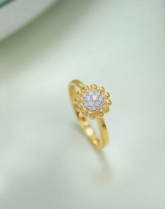 Floral Bead Ring