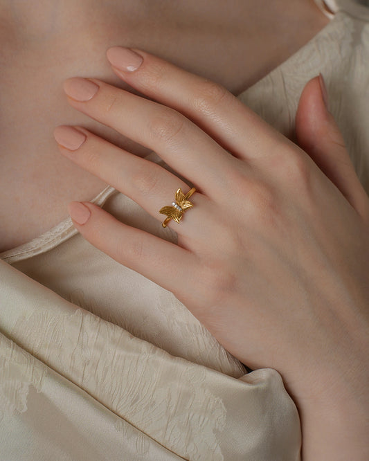 Textured Wing Ring