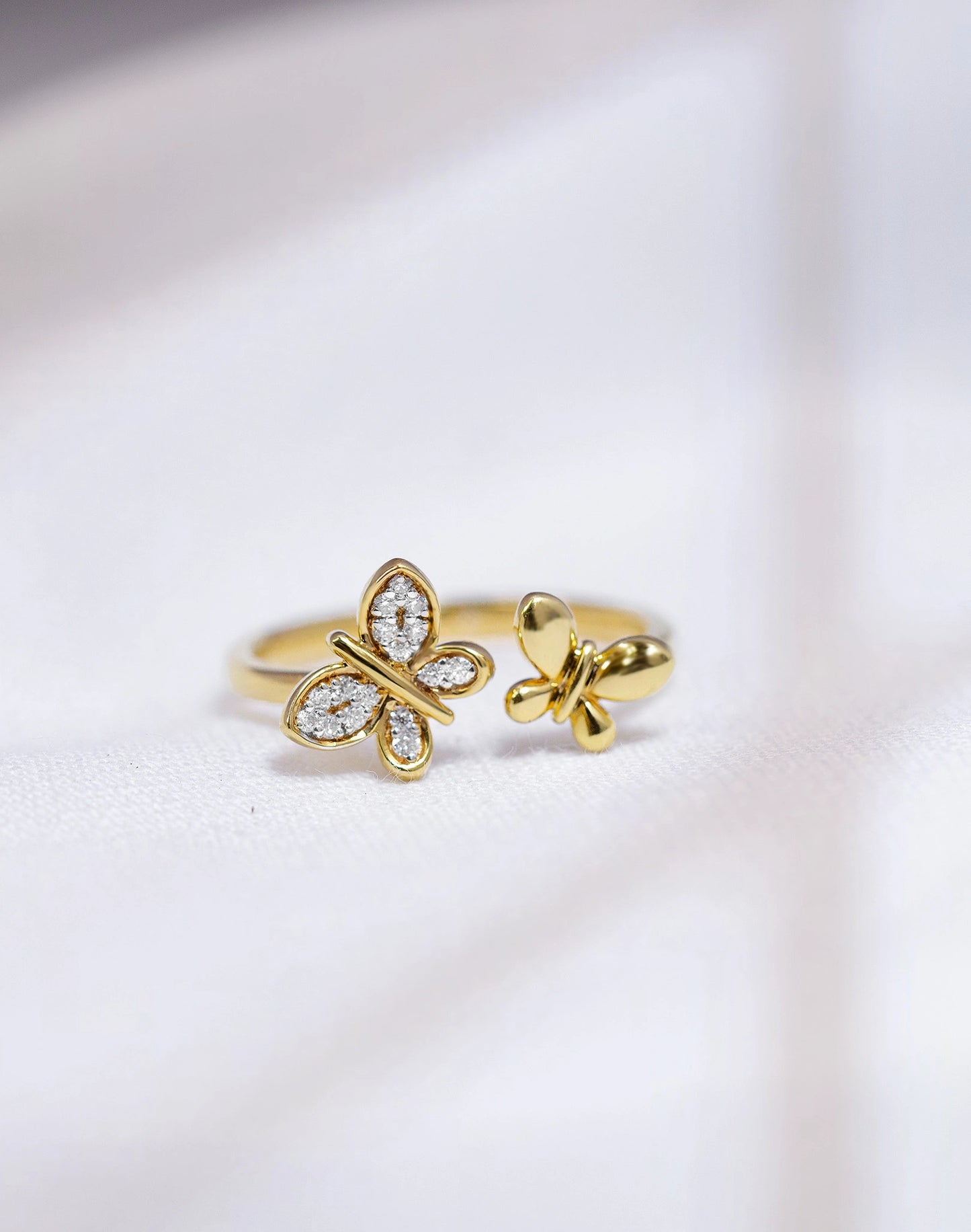 Twin Butterfly Ring