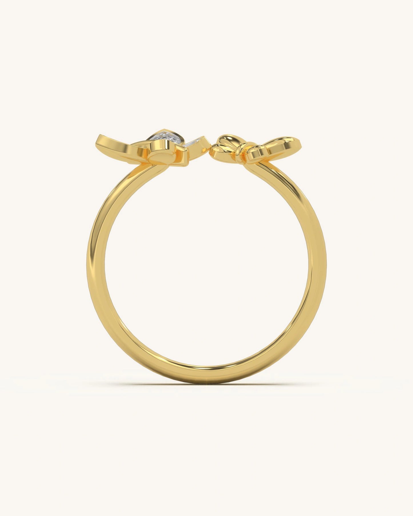 Twin Butterfly Ring