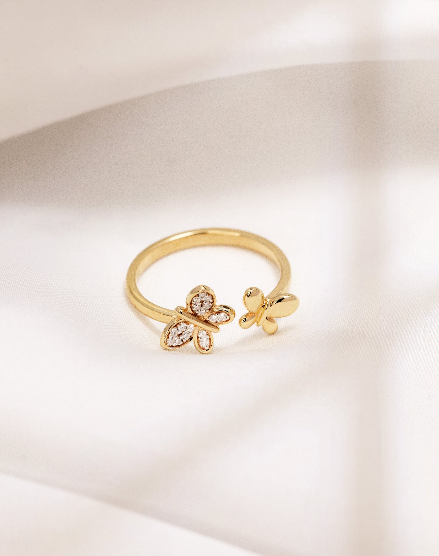 Twin Butterfly Ring