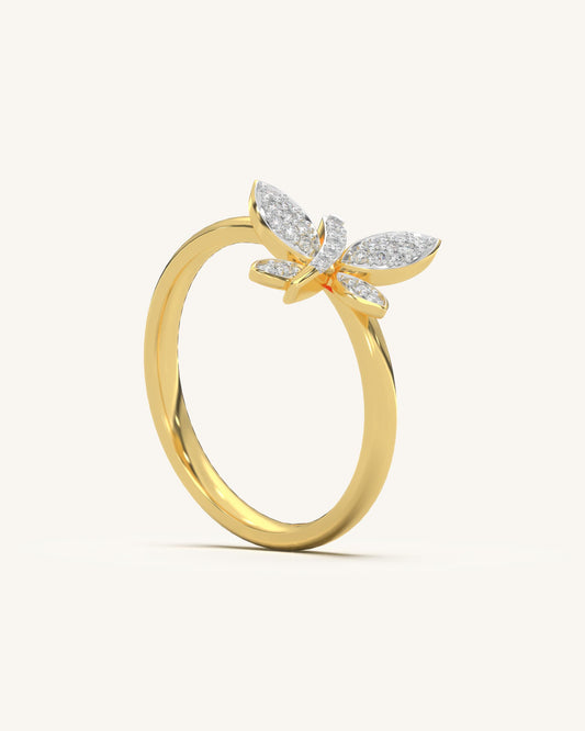 Elegant Wing Ring