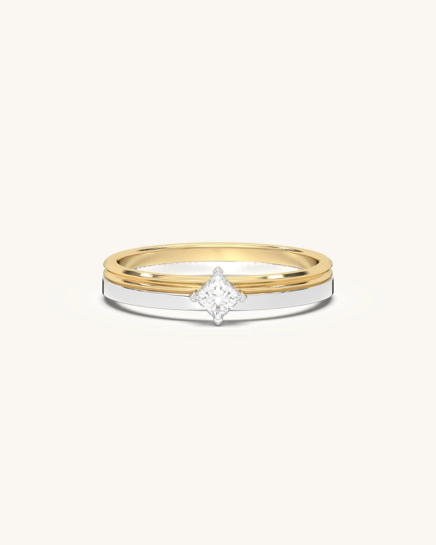 Princess Solitaire Band
