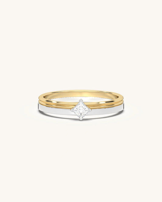 Princess Solitaire Band