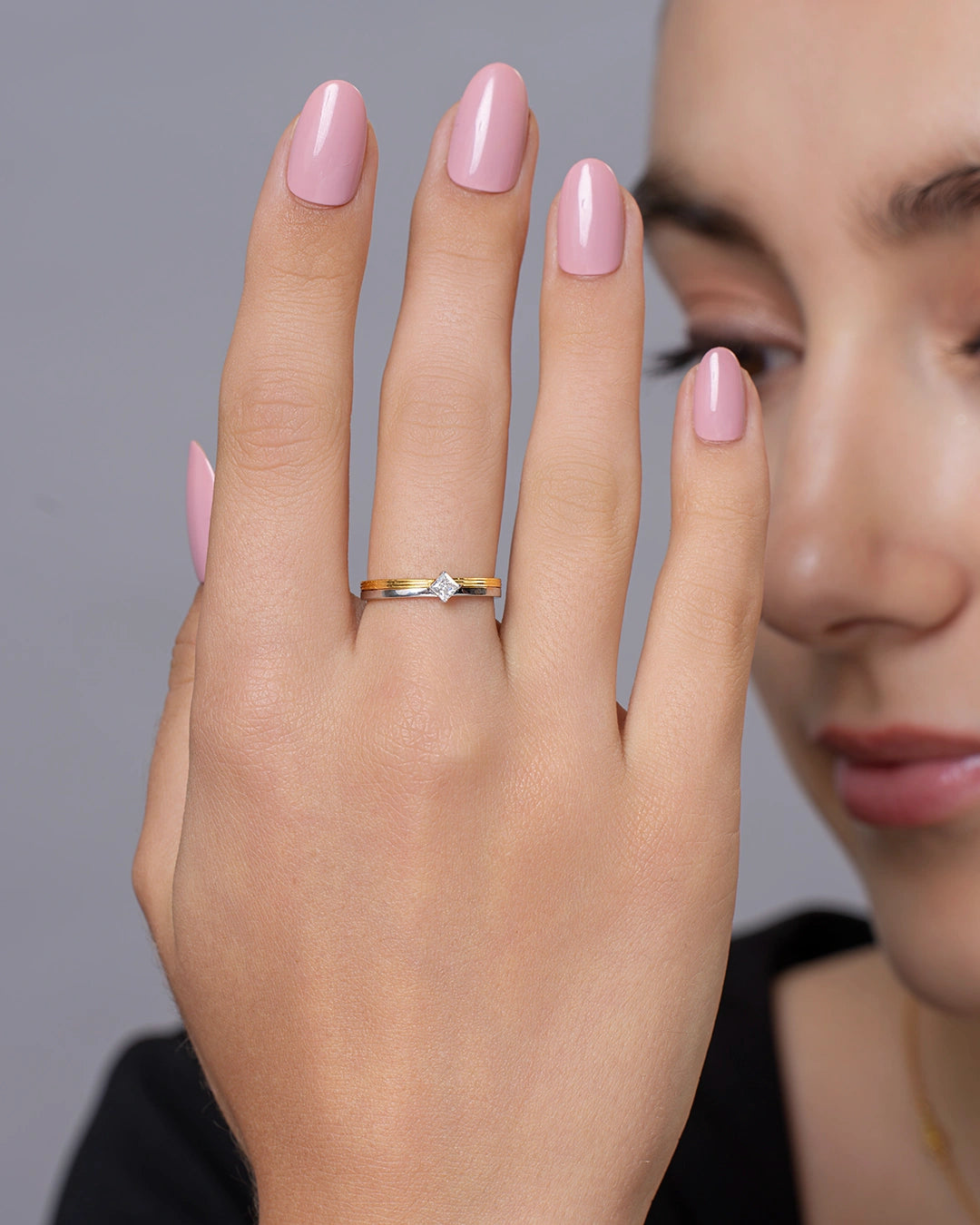 Princess Solitaire Band