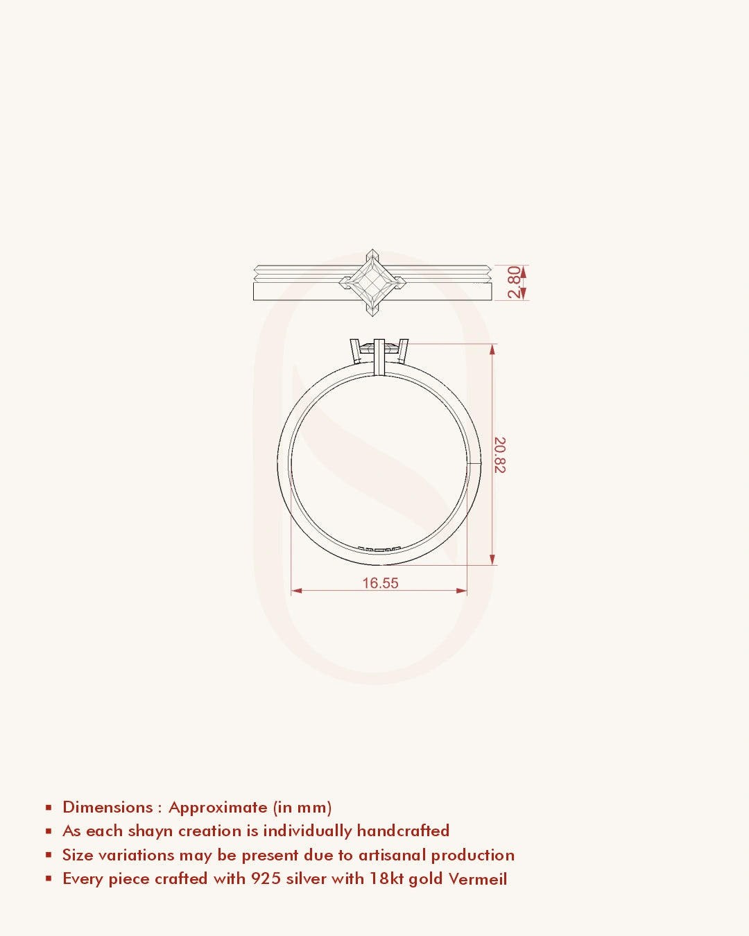 Princess Solitaire Band