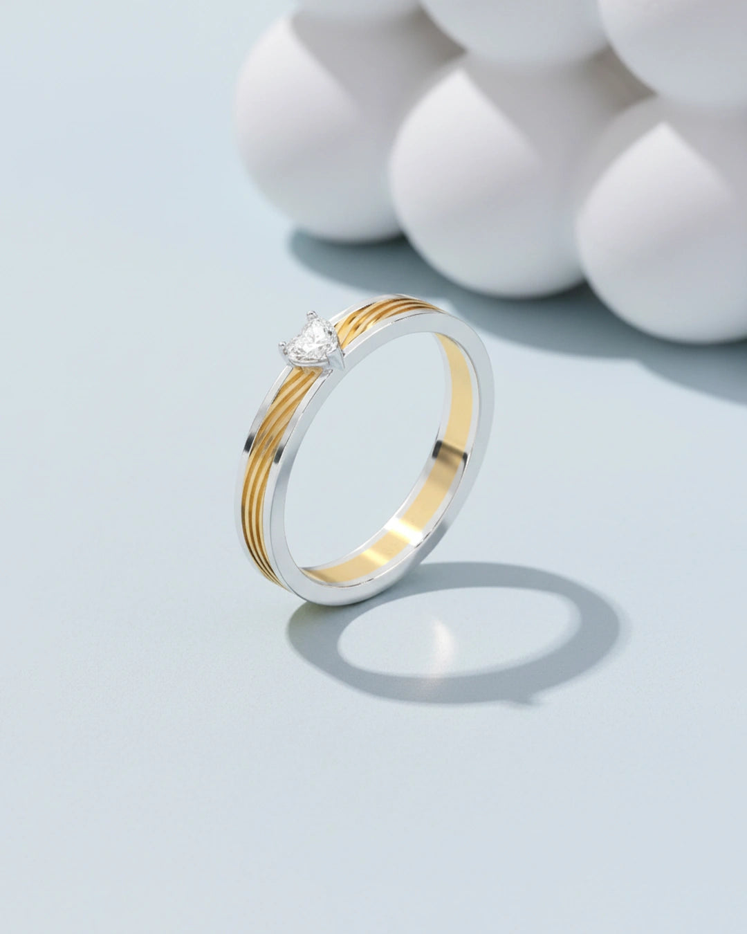 Romantic Heart Wave Band