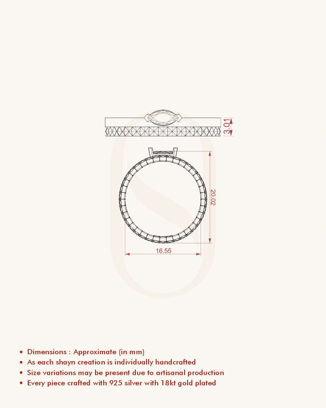 Petite Marquis Glint Band