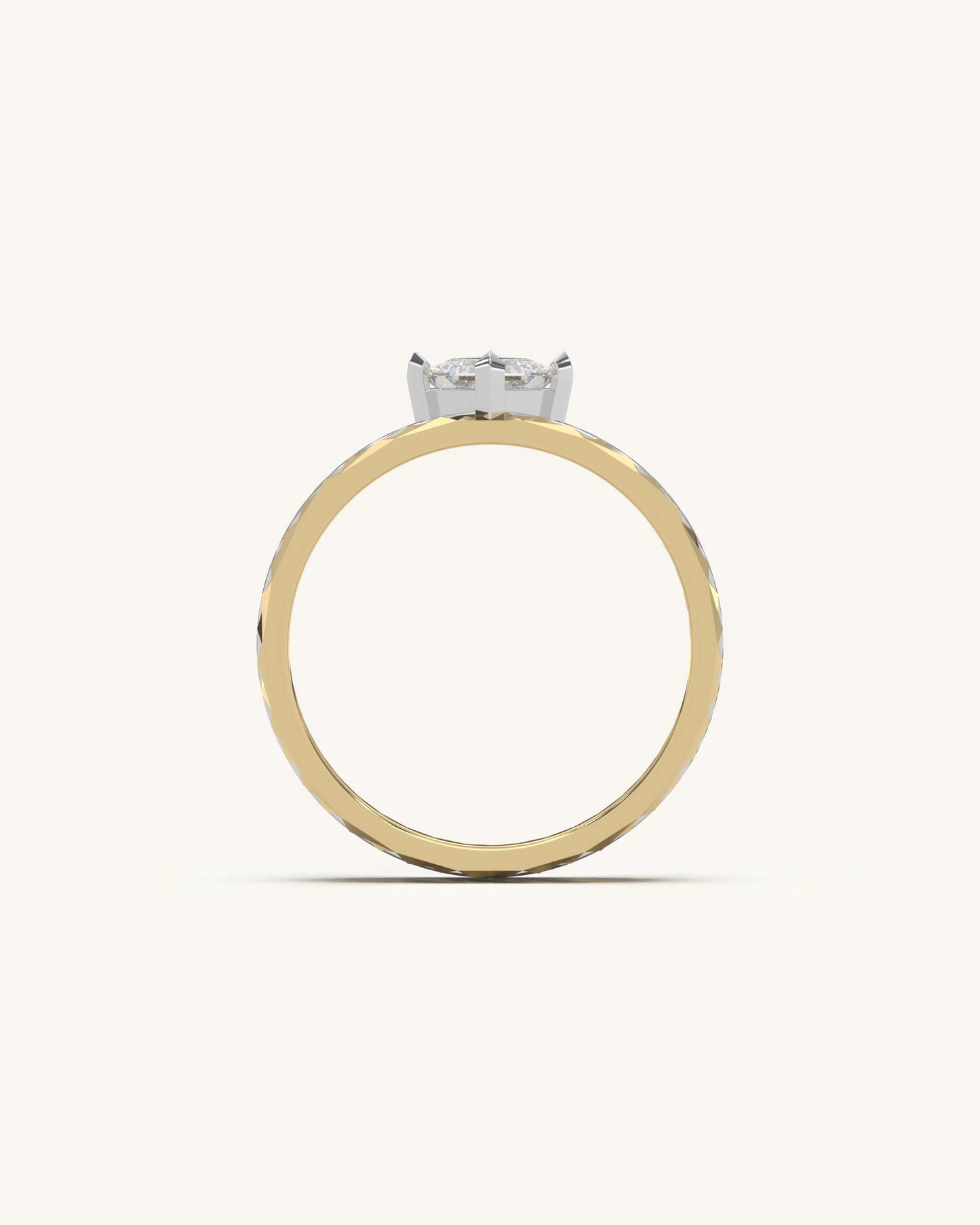 Round Texture Solitaire