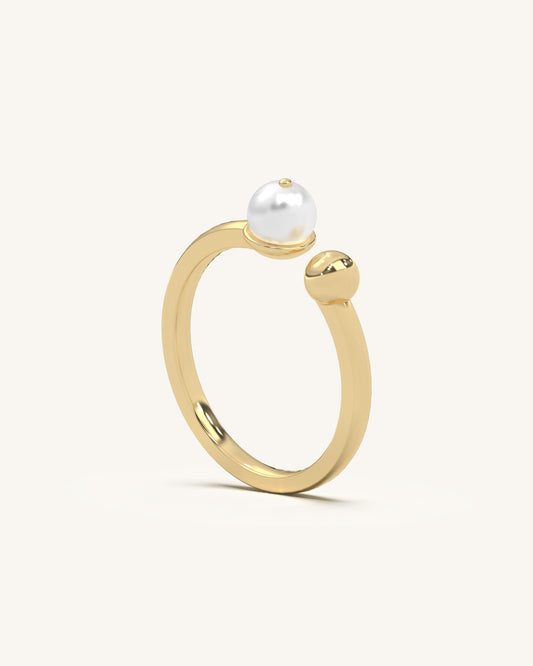 Open Pearl Ring