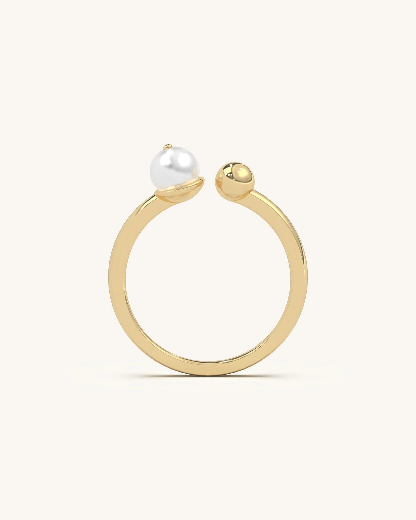 Open Pearl Ring
