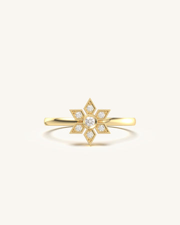 A Starlit Boom Diamond Ring