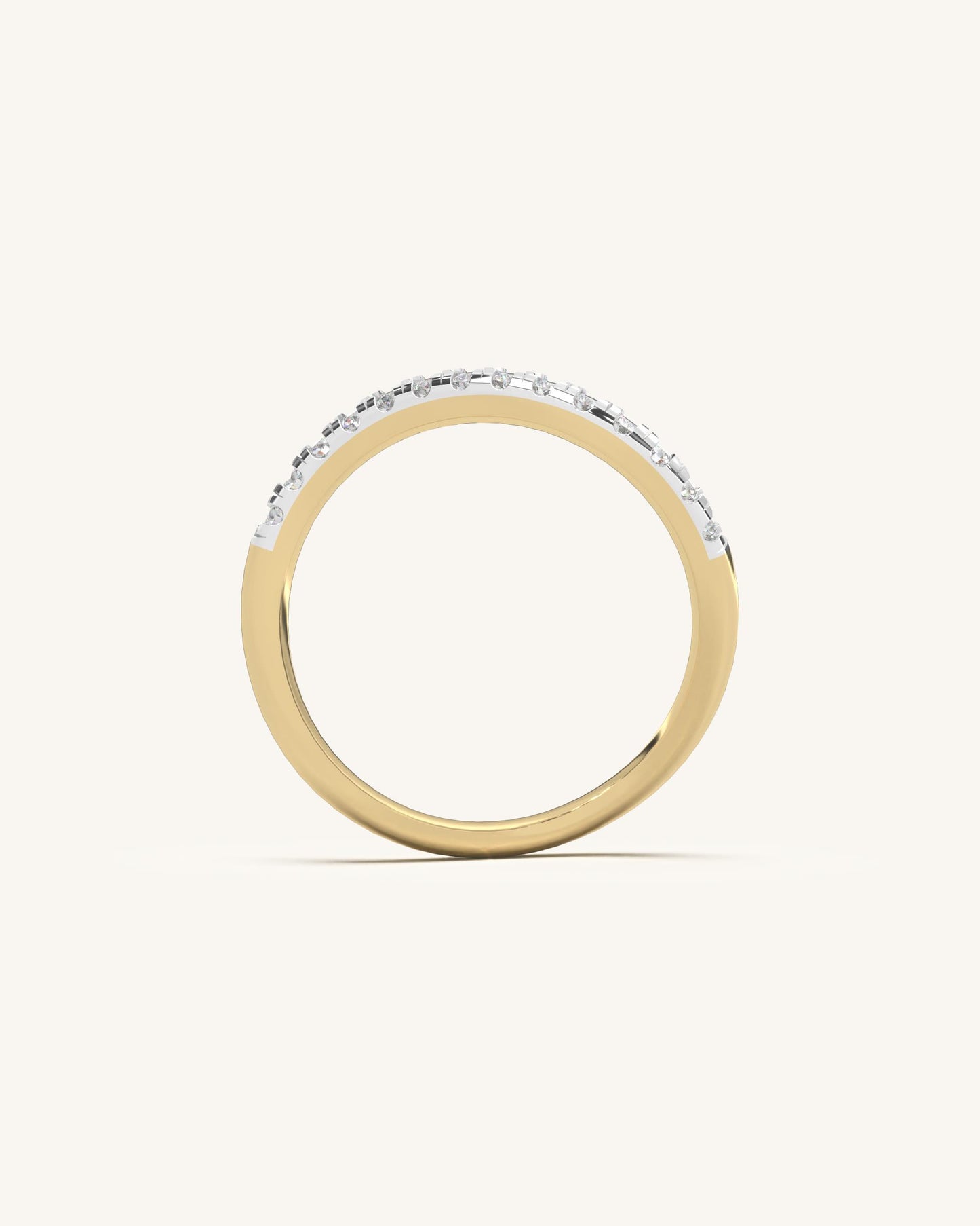 Diamond Curve Ring